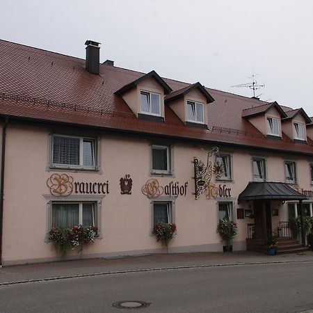 Hotel Brauereigasthof ADLER Herbertingen Exterior foto